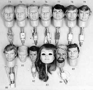 Collection of heads